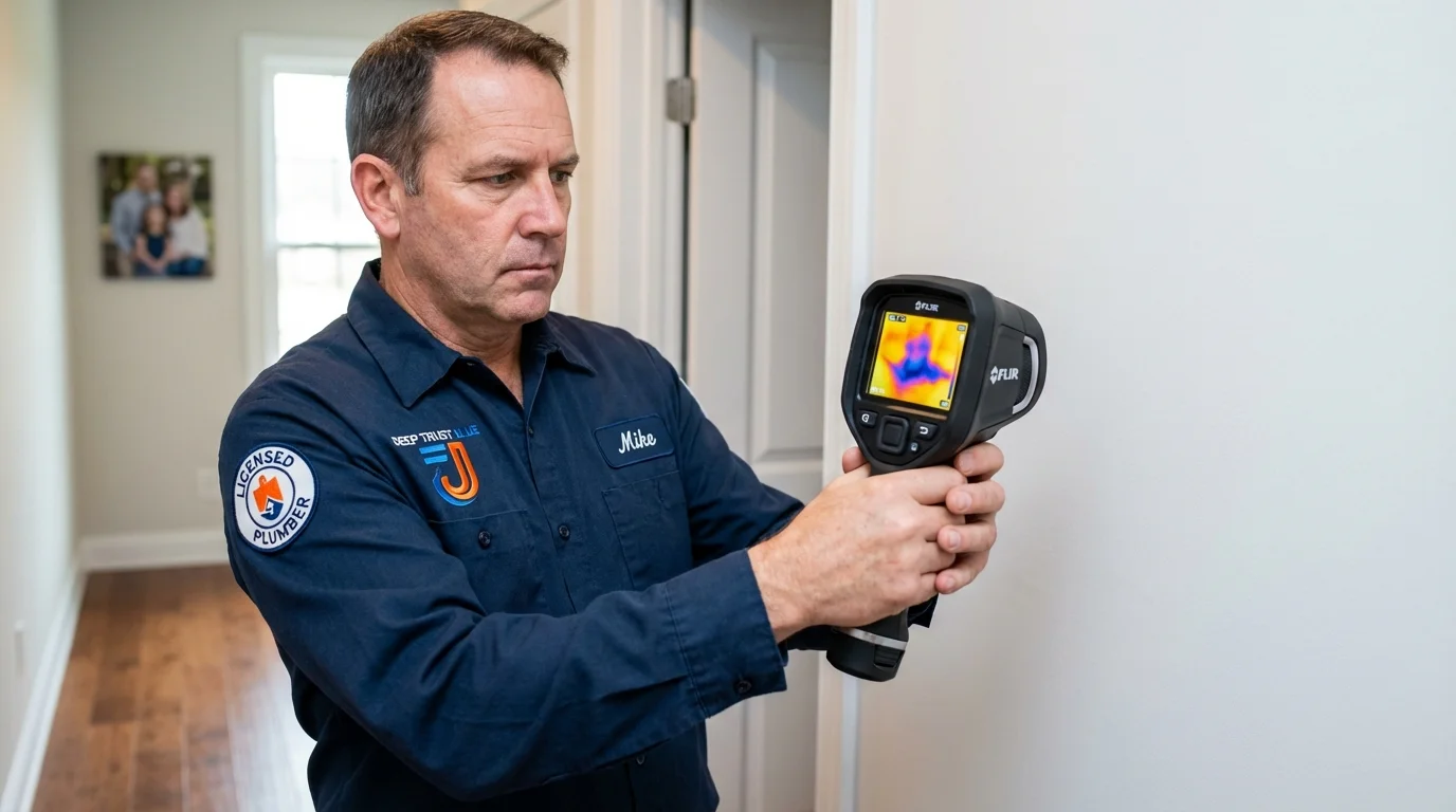 Thermal imaging leak detection by Johns Plumbing LLC in Chapmanville